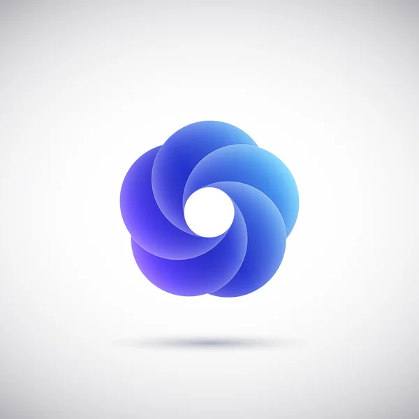 Abstrakt Wave logotyp. Vektor illustration — Stock vektor