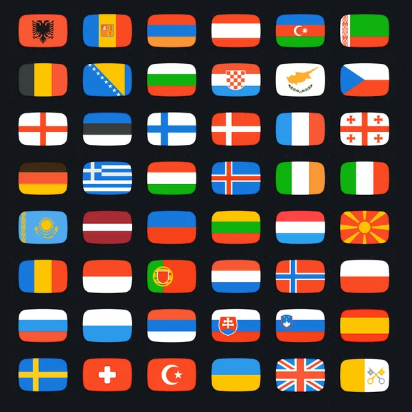 Drapeau du monde — Image vectorielle