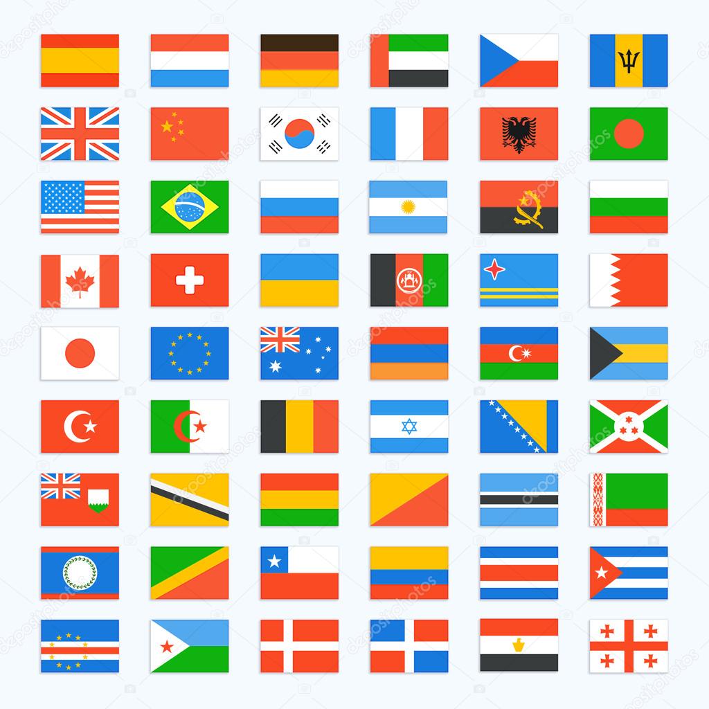 Flag of world.