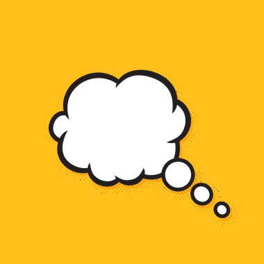 Yarı ton gölgeler baloncuklarla çizgi roman