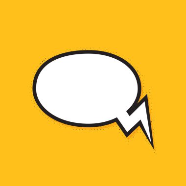 Yarı ton gölgeler baloncuklarla çizgi roman