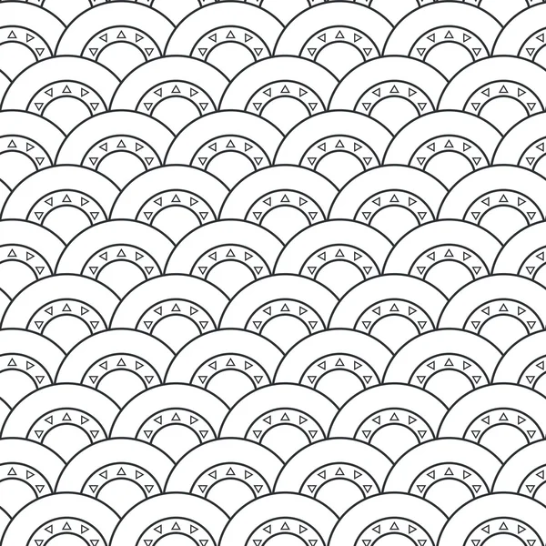 Seamless geometric pattern, Vector — Stock Vector