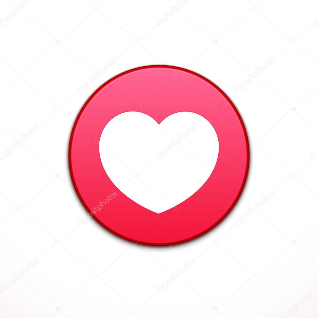 Heart icon. Application, button icon