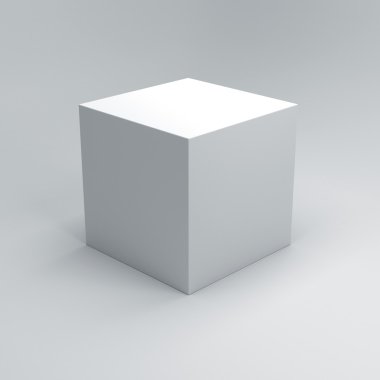 3D işlenen küp