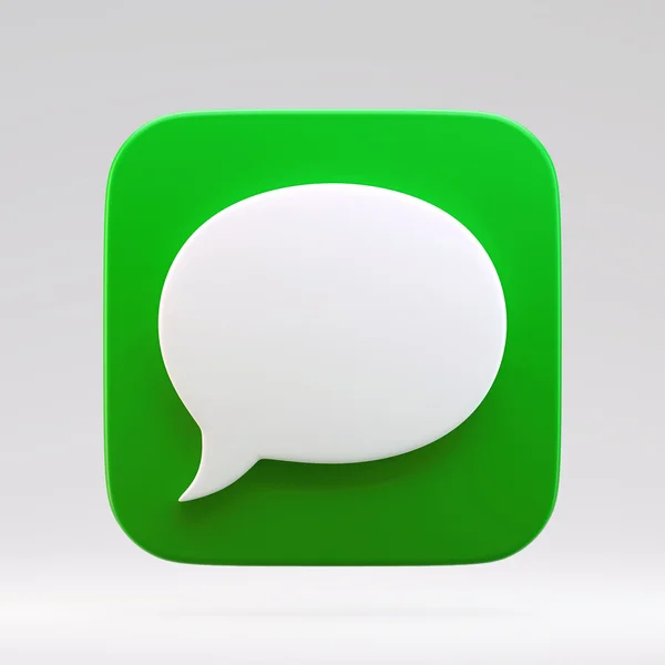 3D Chat Bubble — Stock Photo, Image