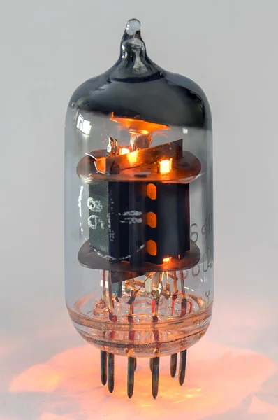 Vacuum tube triode-pentode 6F4P — Stock Photo, Image