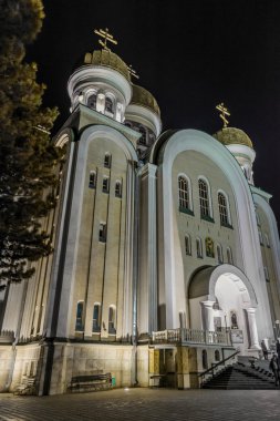 Kilise Cephesi arka ışık ile