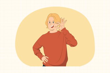 Çalışma alanı konseptiyle boyut gösteren genç bir kadın.