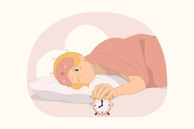 Genç kız çalar saat bağırma konseptine dokundu