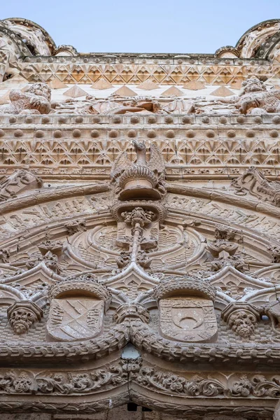 Mythological Griffin Main Facade Palace Infantado Guadalajara Spain Renaissance Palace — Stock Photo, Image