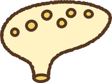 El çizimi tek resim: Ocarina