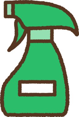 El çizimi tek simge çizimi: Tetik spreyi