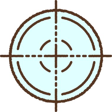 El çizimi basit simge illüstrasyonu: Yazı