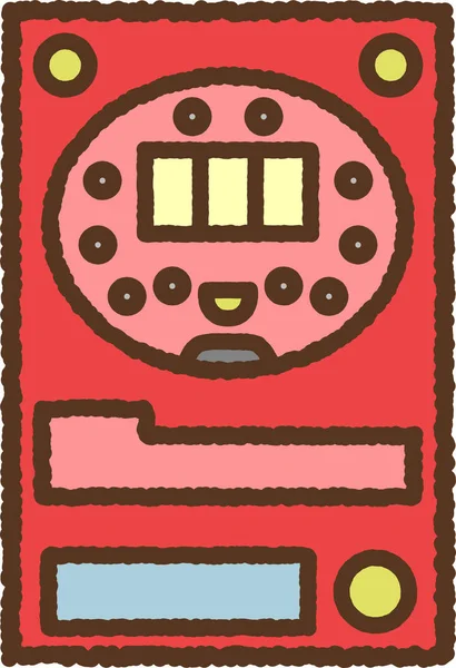 Basit el çizimi resim: Pachinko