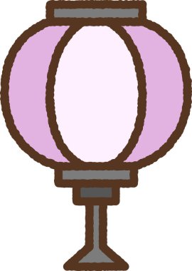 El çizimi basit ikon çizimi - fener