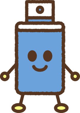 El çizimi karakter resimleme spreyi