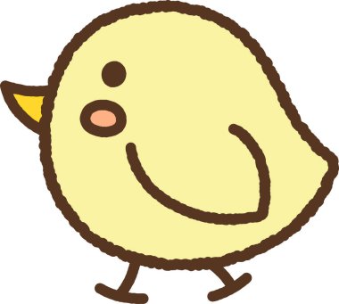 Elle çizilmiş hayvan simgesi çizimi: