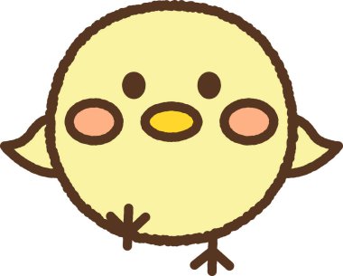 Elle çizilmiş hayvan simgesi çizimi: