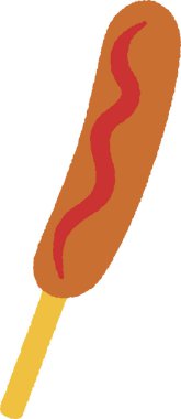 El yapımı yemek ikonu illüstrasyonu: Frankfurt