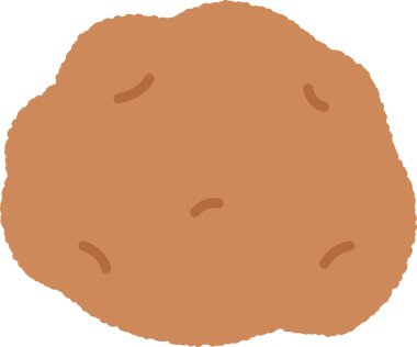 El çizimi tek resim Sebzeler Patates