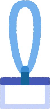 Basit el çizimi simge resimleme isim plakası