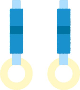 El çizimi tek simge illüstrasyonu - Kayış yarışması
