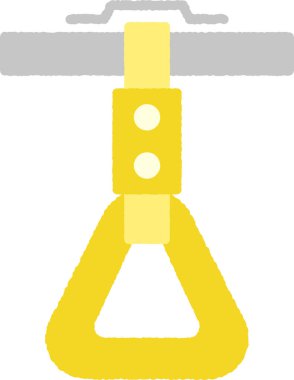 Bir tırabzanın basit el çizimi simgesi