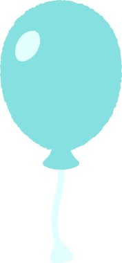 El çizimi basit simge çizimi: balon