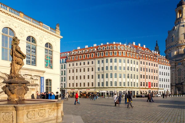 Дрезден. Городская площадь . — стоковое фото