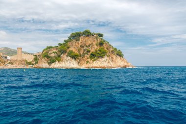 Tossa de mar, costa brava, İspanya.
