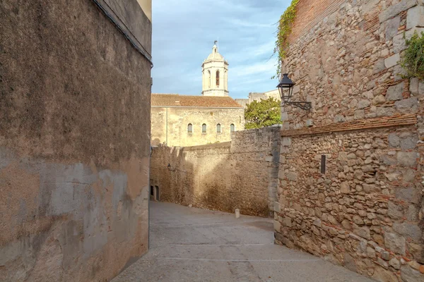Girona. Cattedrale principale . — Foto Stock