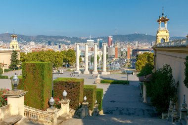 Barcelona. İspanya Plaza.