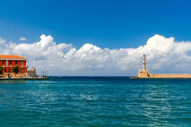 Chania. Eski liman deniz feneri.