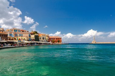 Chania. Eski liman deniz feneri.