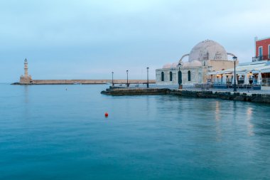 Chania. Sabahları Venedik Limanı.