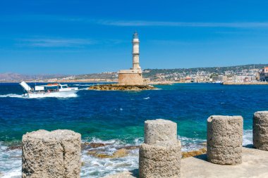 Hanya deniz feneri. Yunanistan.