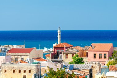 Chania. Havadan görünümü.