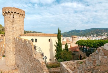 Tossa de mar, costa brava, İspanya.