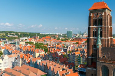 Gdansk. Eski şehir.