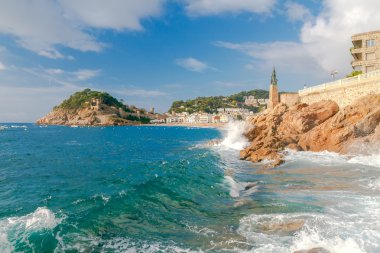 Tossa de Mar Beach. Costa Brava.