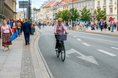 Bicyclists Varşova.