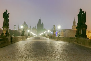 Prag 'daki Charles Köprüsü.