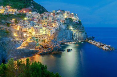Manarola. Kaya Köyü.