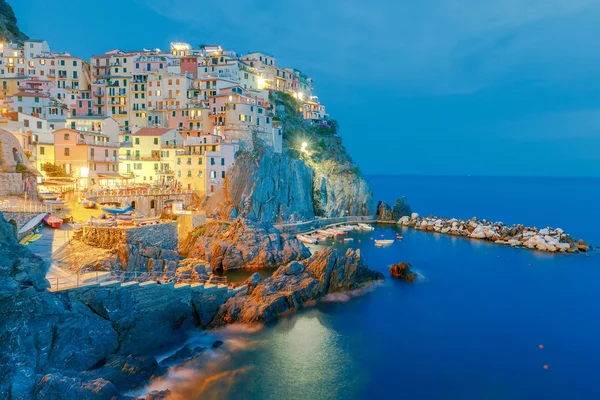 Manarola. Village on the rock. — Stock Photo, Image