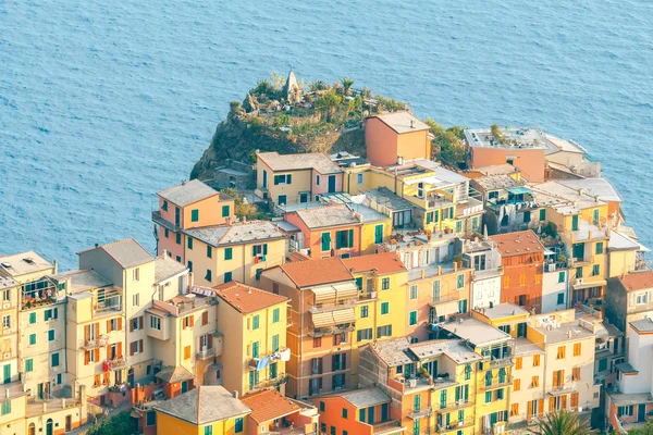 Manarola. Byn på berget. — Stockfoto