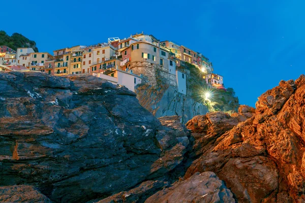 Manarola. Village on the rock. — Stock Photo, Image