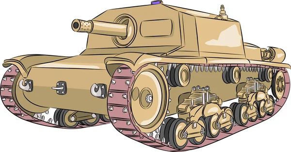 Vector. Tanque M 42 . — Vetor de Stock