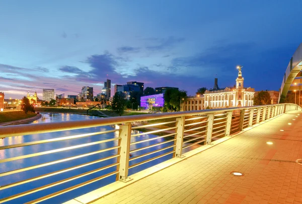 Vilnius. Puente Mindaugas a través de Neris . —  Fotos de Stock