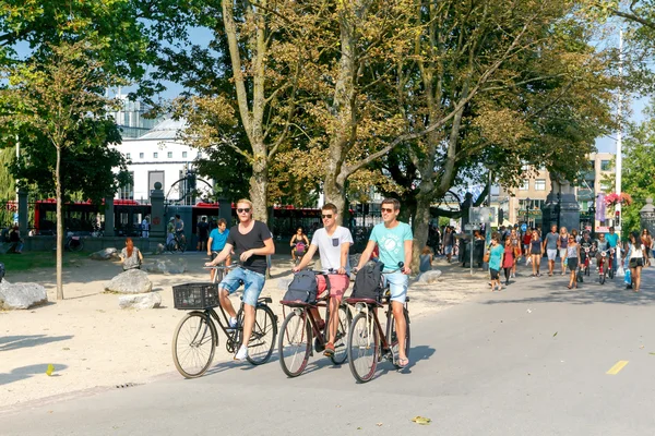 Amsterdam. Městský park Vondelpark. — Stock fotografie