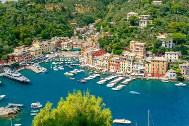 Portofino. Ligurya tatil beldesi.